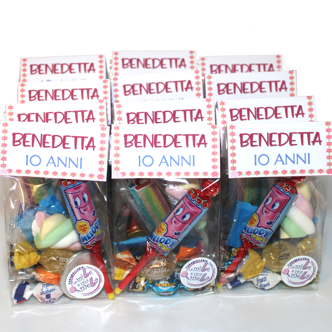 Sacchetti di caramelle personalizzate -  Italia