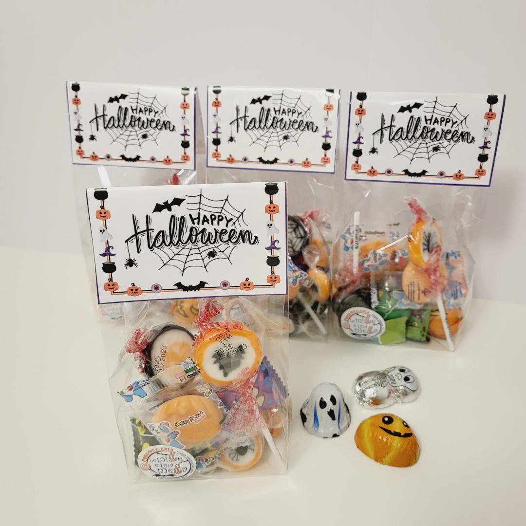 sacchettini dolcetto scherzetto Halloween caramelle cioccolatini compleanno vendita online Le Mille e una Mella